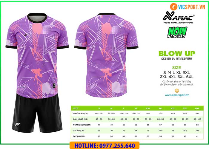 Áo đá banh thiết kế Amac Blow Up - Hình ảnh 14