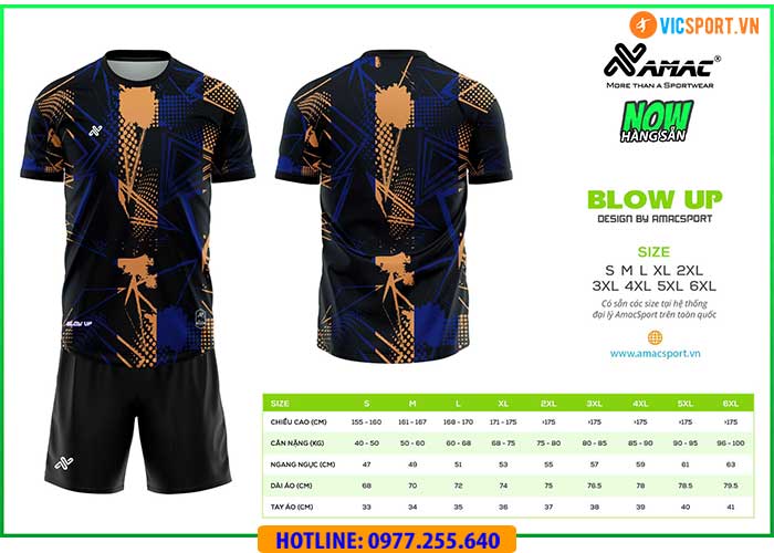 Áo đá banh thiết kế Amac Blow Up - Hình ảnh 9