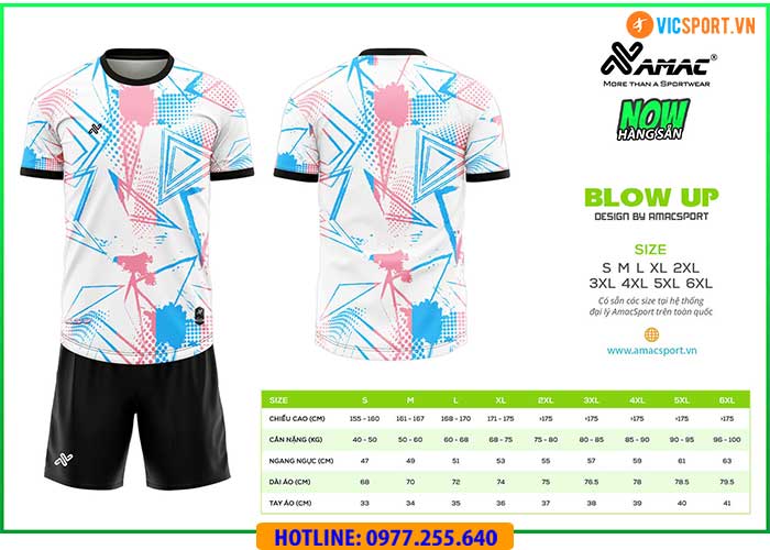 Áo đá banh thiết kế Amac Blow Up - Hình ảnh 15