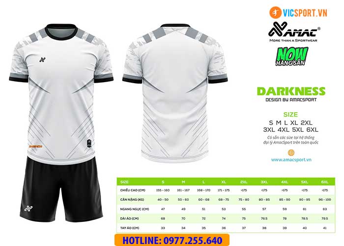 Áo đá banh thiết kế Amac Darkness - Hình ảnh 4