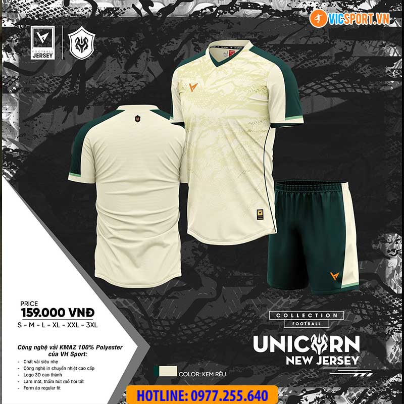 Áo đá banh không logo VH Unicorn - Hình ảnh 19
