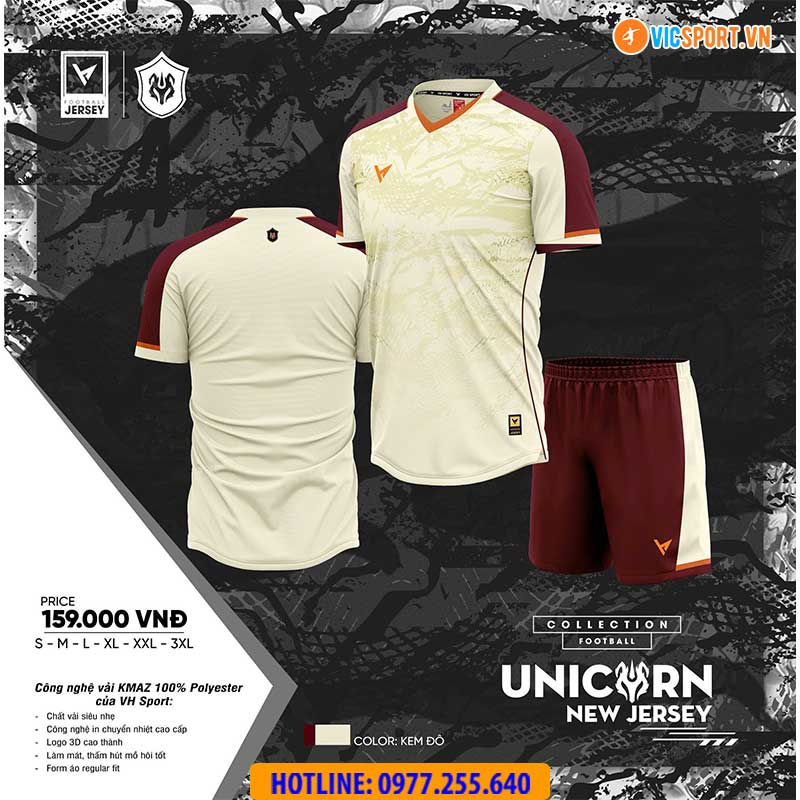 Áo đá banh không logo VH Unicorn - Hình ảnh 17