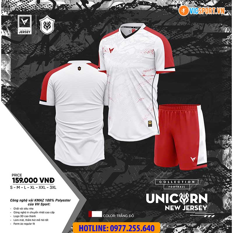 Áo đá banh không logo VH Unicorn - Hình ảnh 16