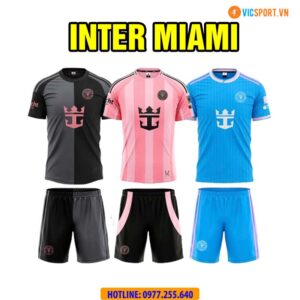 Áo đá banh Clb Inter Miami mùa giải 2025-2026 vải thun lạnh