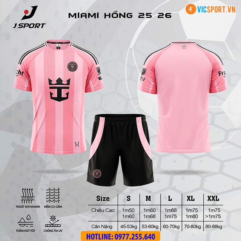 Áo đá banh trẻ em Clb Inter Miami mùa giải 2025-2026 - Hình ảnh 7