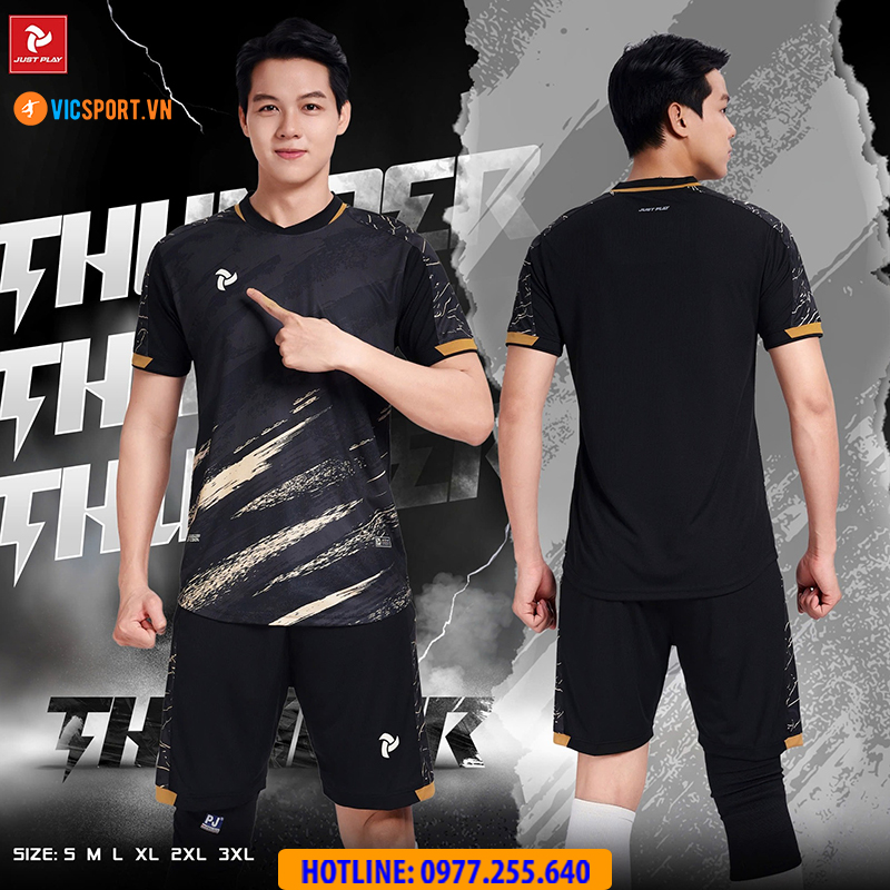 Áo đá banh không logo Justplay Thunder - Hình ảnh 19