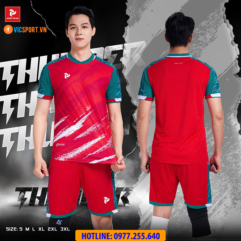 Áo đá banh không logo Justplay Thunder - Hình ảnh 20