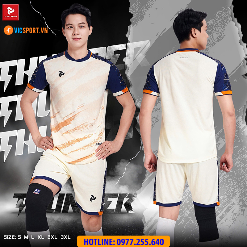 Áo đá banh không logo Justplay Thunder - Hình ảnh 21