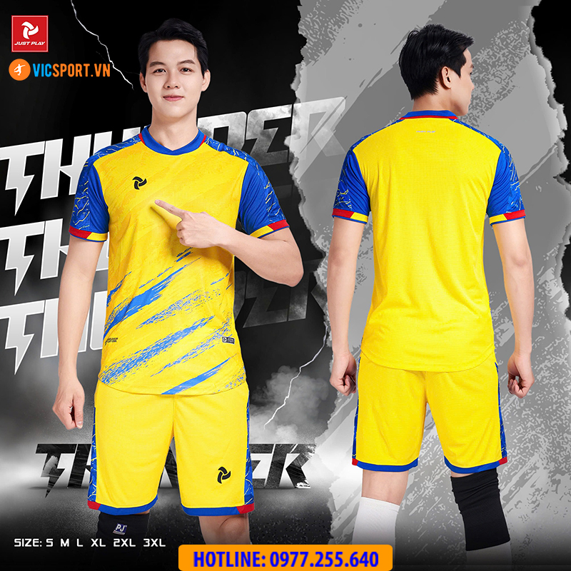 Áo đá banh không logo Justplay Thunder - Hình ảnh 23