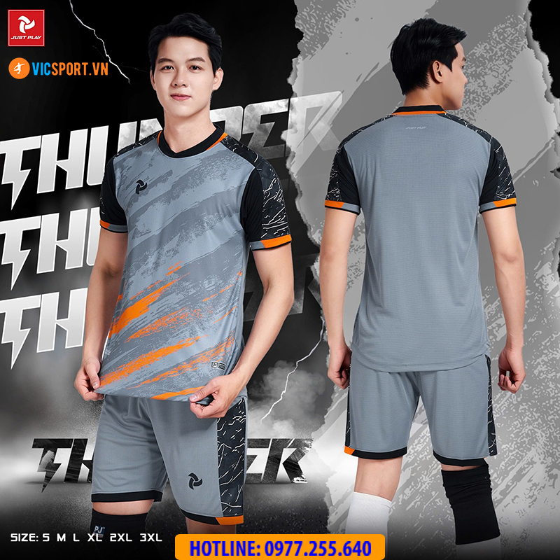 Áo đá banh không logo Justplay Thunder - Hình ảnh 24