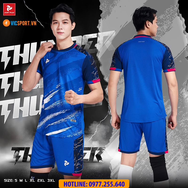 Áo đá banh không logo Justplay Thunder - Hình ảnh 25