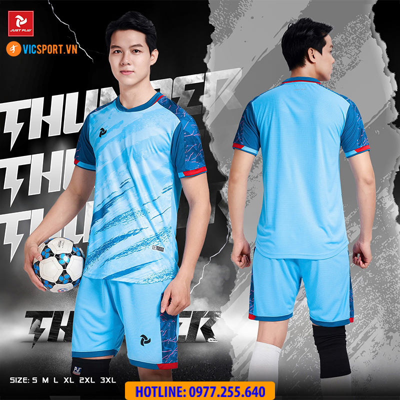Áo đá banh không logo Justplay Thunder - Hình ảnh 26