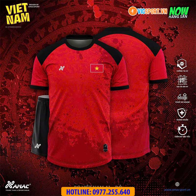 Áo đá banh thiết kế đội tuyển Việt Nam - Hình ảnh 2
