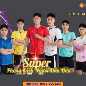 Áo đá banh thiết kế Domin Super