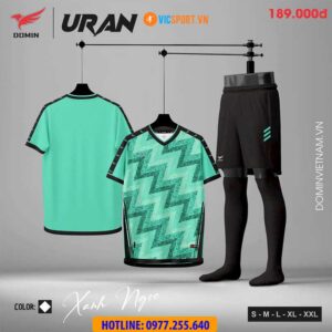 Áo đá banh không logo kế Domin Uran