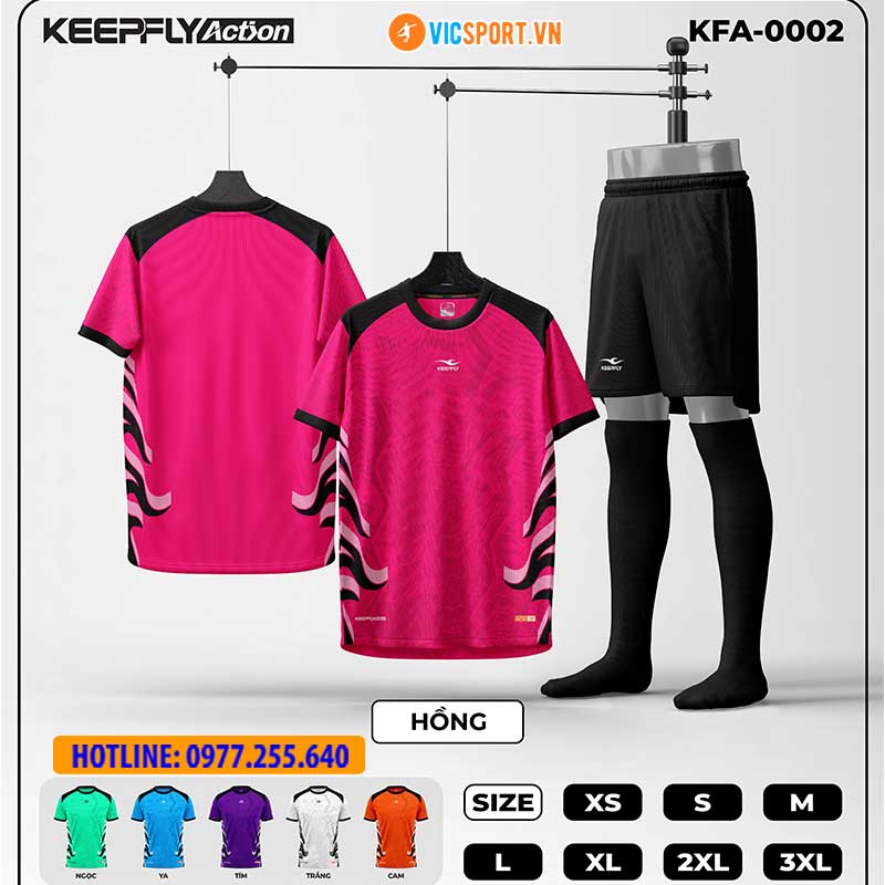 Áo đá banh thiết kế Keepfly KFA 0002 - Hình ảnh 2