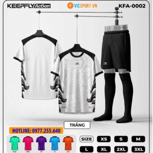 Áo đá banh thiết kế Keepfly KFA 0002
