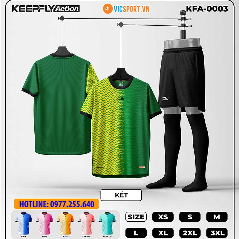 Áo đá banh thiết kế Keepfly KFA 0003 - Hình ảnh 6
