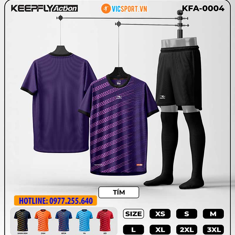Áo đá banh thiết kế Keepfly KFA 0004 - Hình ảnh 7