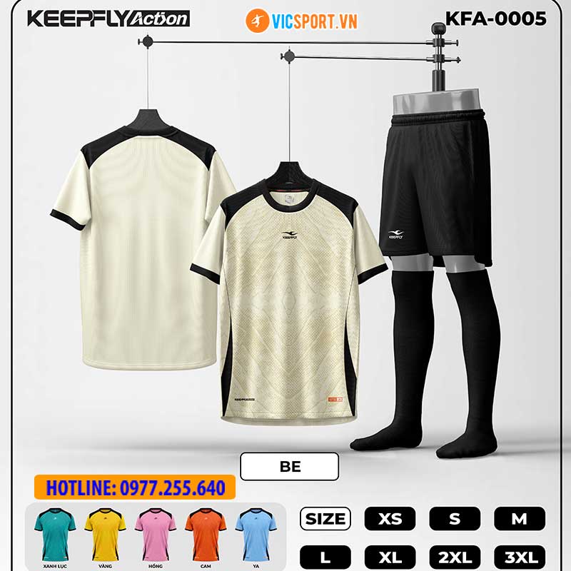 Áo đá banh thiết kế Keepfly KFA 0005 - Hình ảnh 2