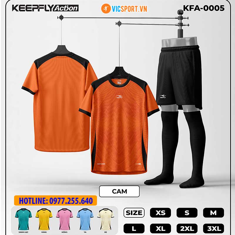Áo đá banh thiết kế Keepfly KFA 0005 - Hình ảnh 6