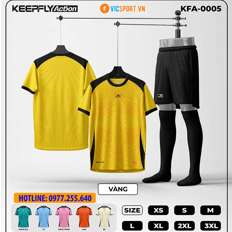 Áo đá banh thiết kế Keepfly KFA 0005 - Hình ảnh 5