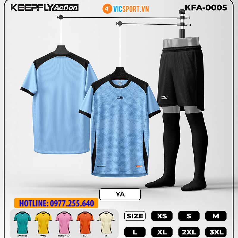 Áo đá banh thiết kế Keepfly KFA 0005 - Hình ảnh 4
