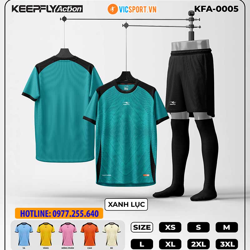Áo đá banh thiết kế Keepfly KFA 0005 - Hình ảnh 3