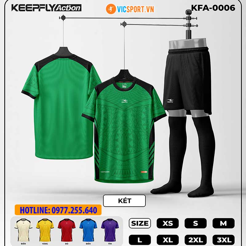 Áo đá banh thiết kế Keepfly KFA 0006 - Hình ảnh 4