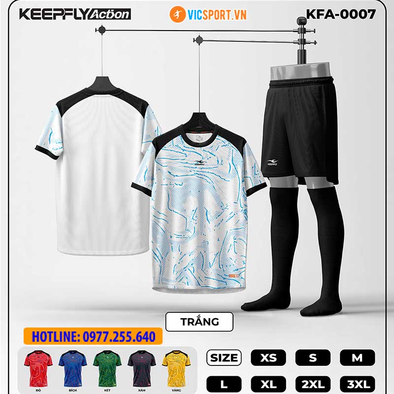 Áo đá banh thiết kế Keepfly KFA 0007 - Hình ảnh 6