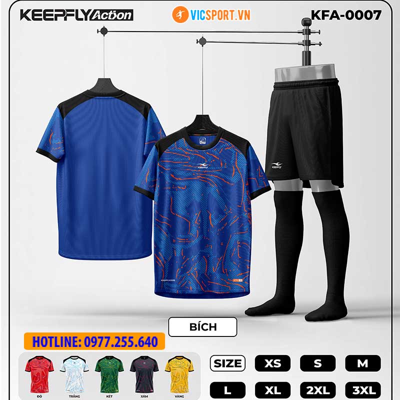 Áo đá banh thiết kế Keepfly KFA 0007 - Hình ảnh 3