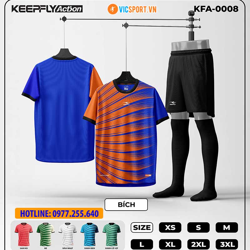 Áo đá banh thiết kế Keepfly KFA 0008 - Hình ảnh 4