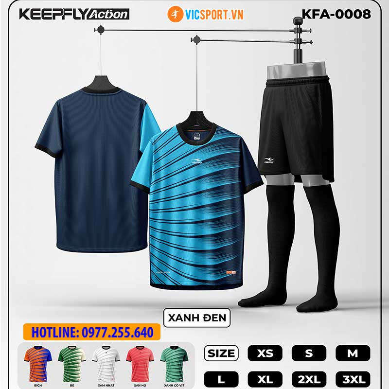 Áo đá banh thiết kế Keepfly KFA 0008 - Hình ảnh 5