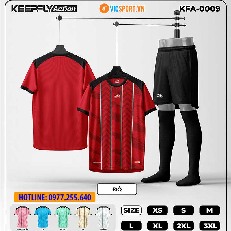 Áo đá banh thiết kế Keepfly KFA 0009 - Hình ảnh 6