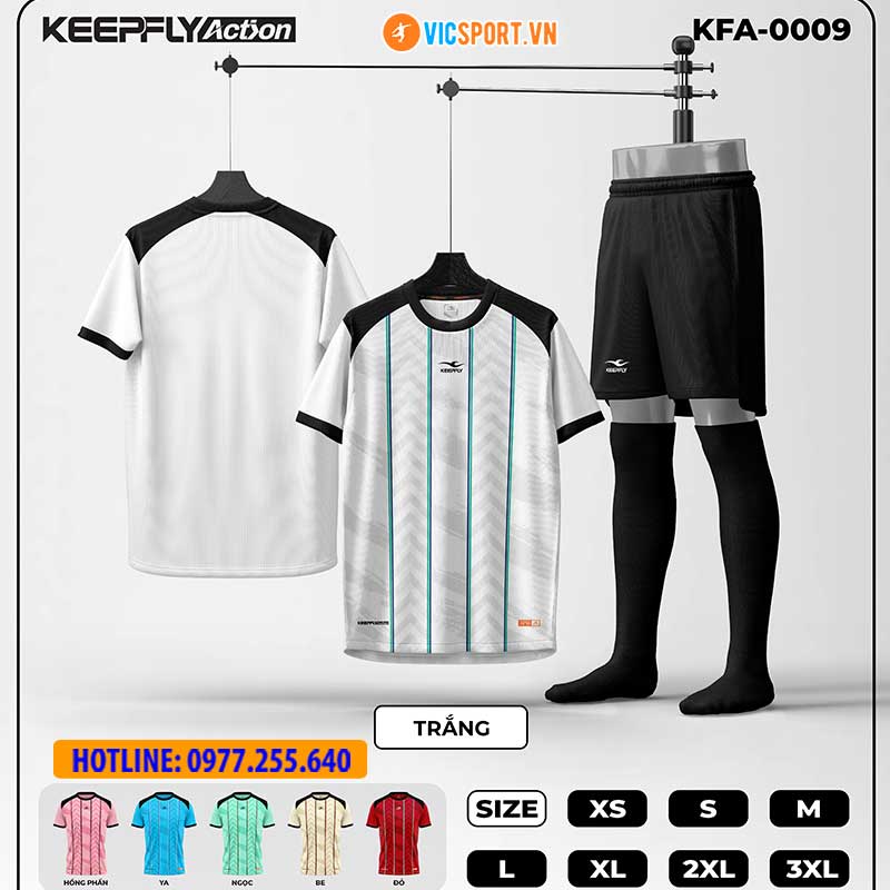 Áo đá banh thiết kế Keepfly KFA 0009 - Hình ảnh 4