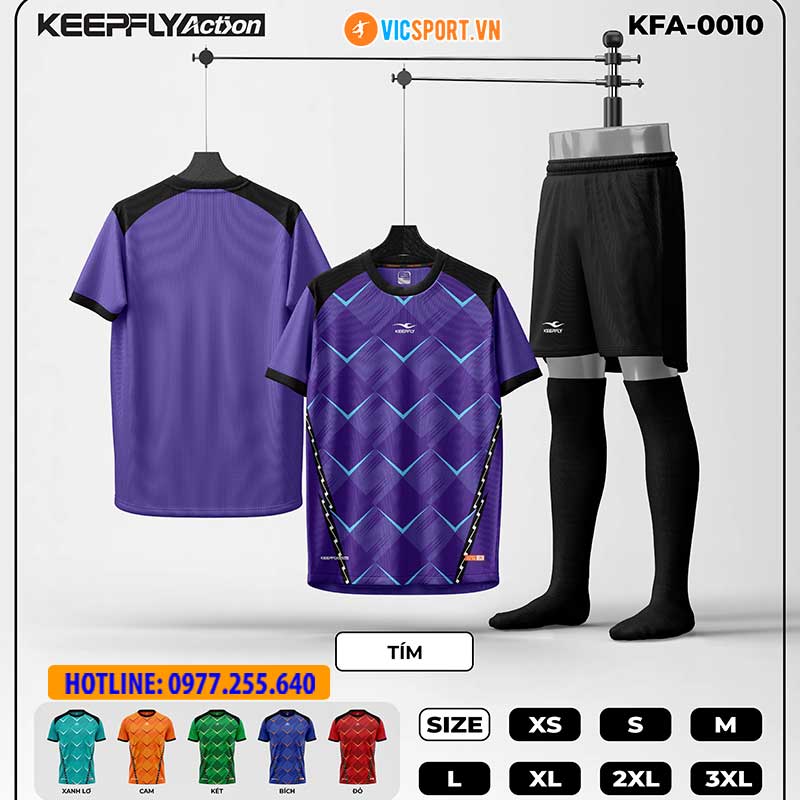 Áo đá banh thiết kế Keepfly KFA 0010 - Hình ảnh 5