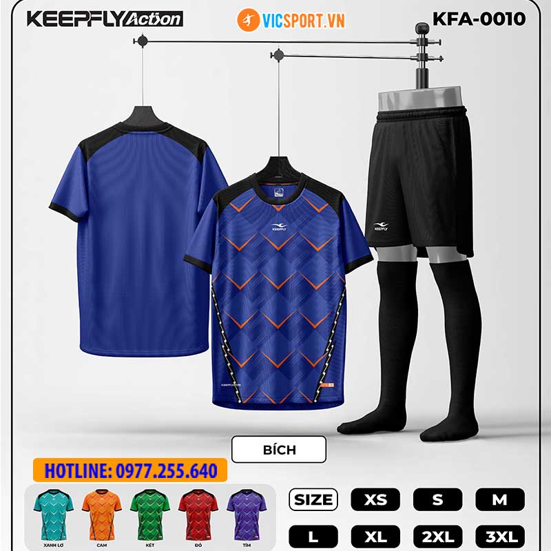 Áo đá banh thiết kế Keepfly KFA 0010 - Hình ảnh 6