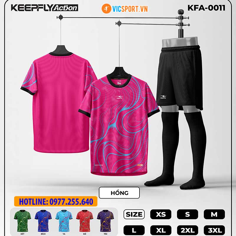Áo đá banh thiết kế Keepfly KFA 0011 - Hình ảnh 3