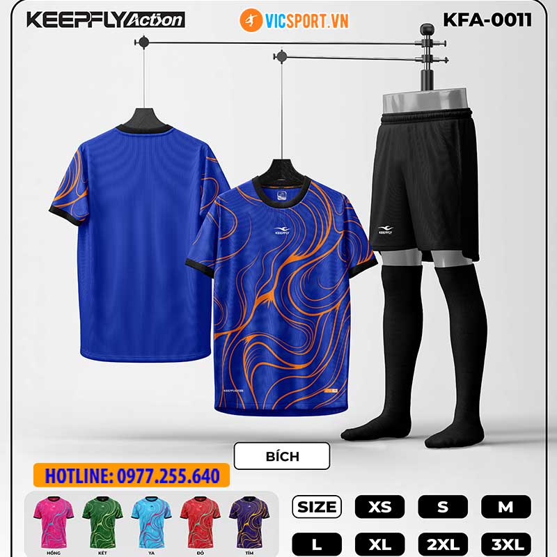 Áo đá banh thiết kế Keepfly KFA 0011 - Hình ảnh 5