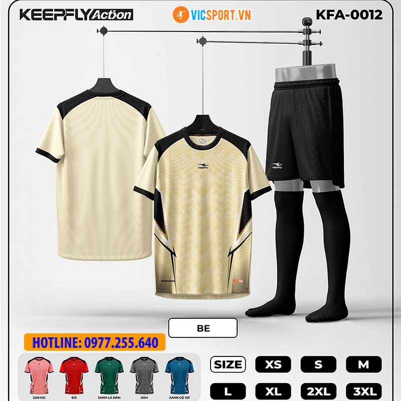 Áo đá banh thiết kế Keepfly KFA 0012 - Hình ảnh 4