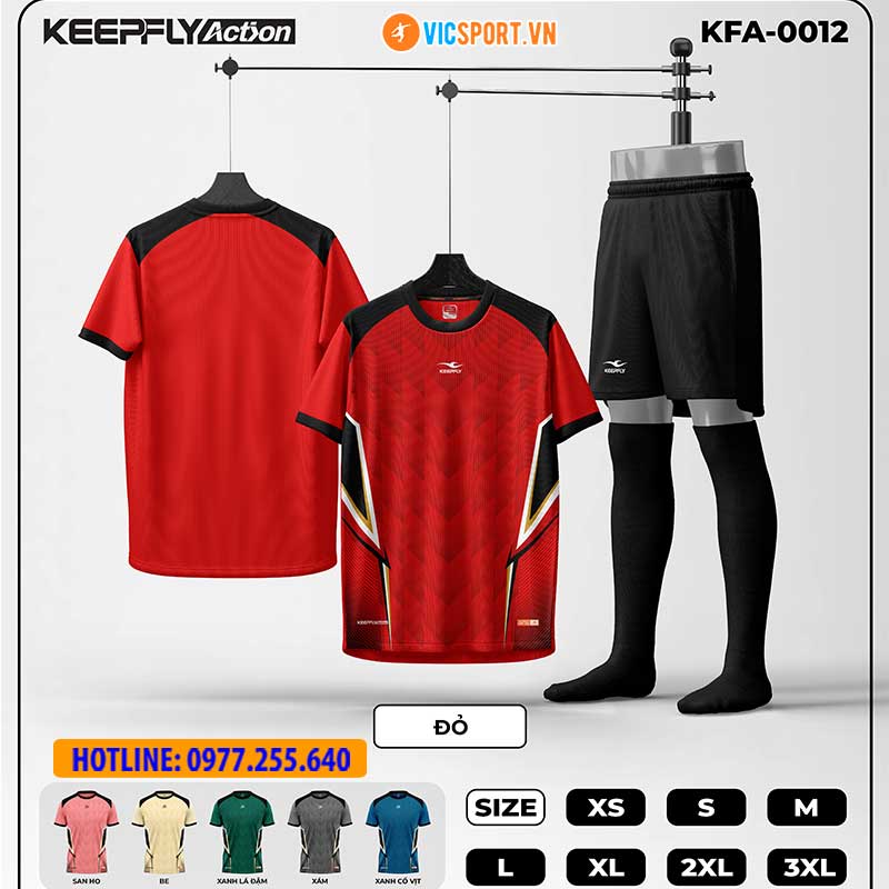 Áo đá banh thiết kế Keepfly KFA 0012 - Hình ảnh 6