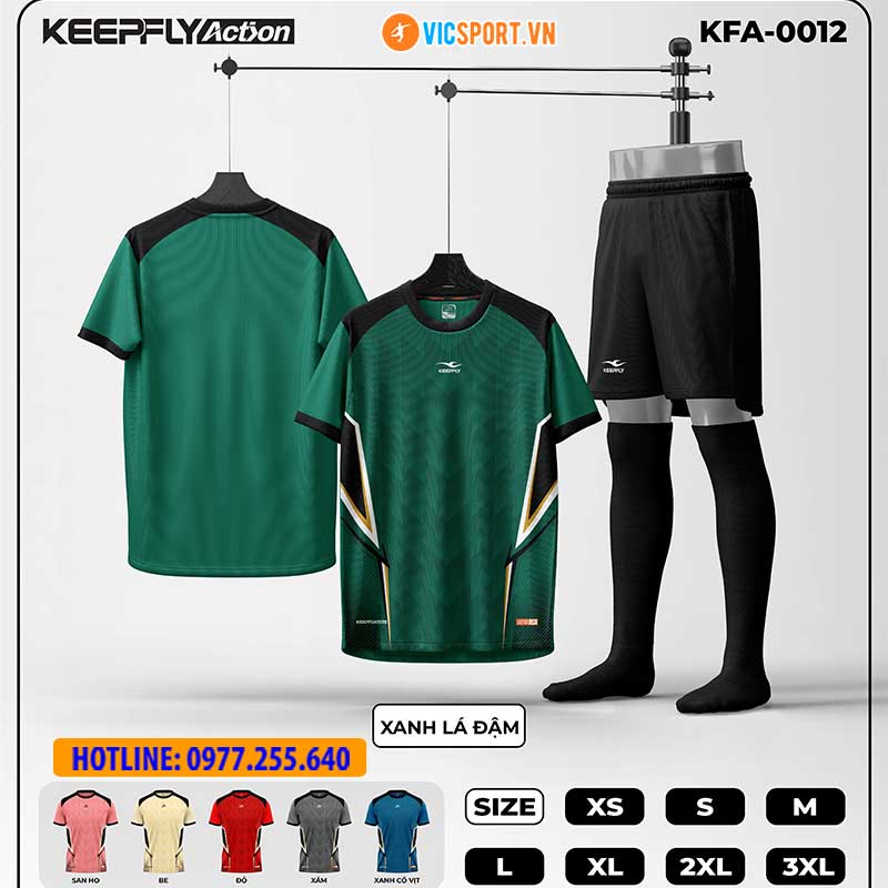 Áo đá banh thiết kế Keepfly KFA 0012 - Hình ảnh 2