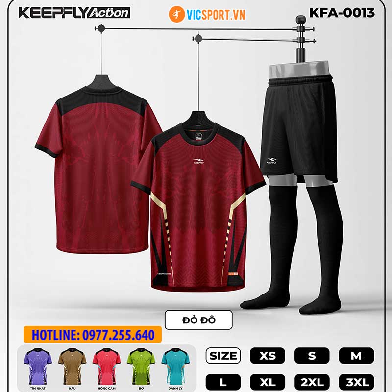 Áo đá banh thiết kế Keepfly KFA 0013 - Hình ảnh 5