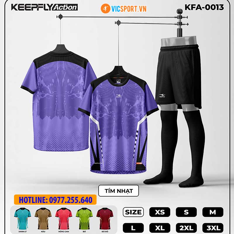 Áo đá banh thiết kế Keepfly KFA 0013 - Hình ảnh 2