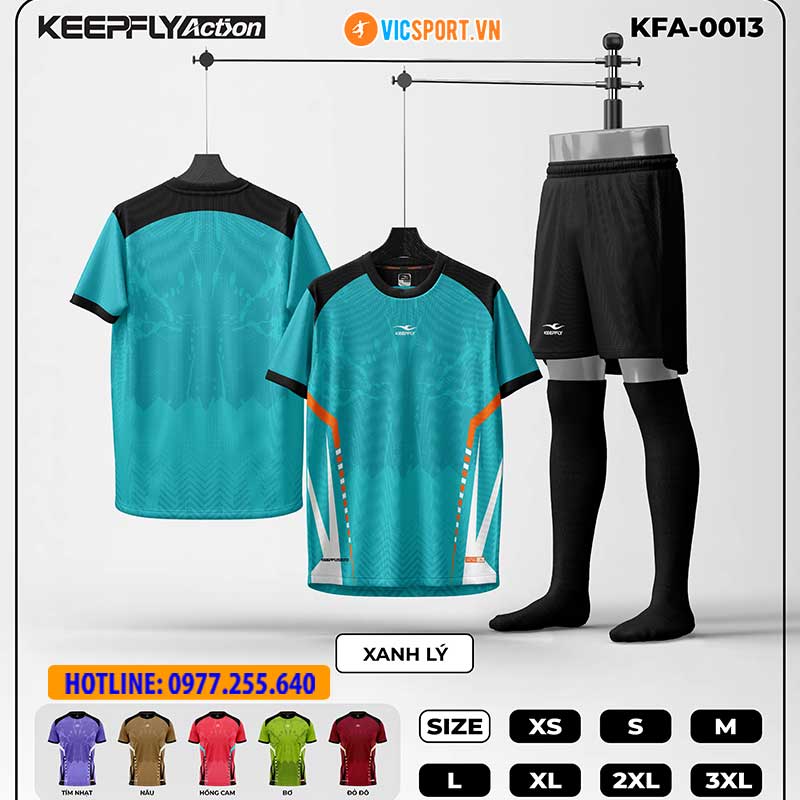 Áo đá banh thiết kế Keepfly KFA 0013 - Hình ảnh 3