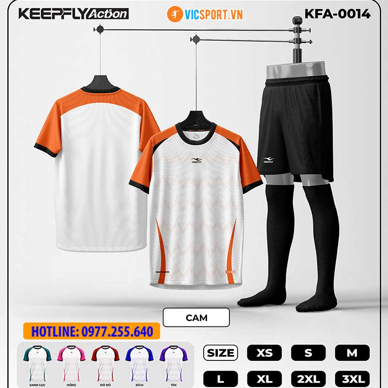 Áo đá banh thiết kế Keepfly KFA 0014 - Hình ảnh 3