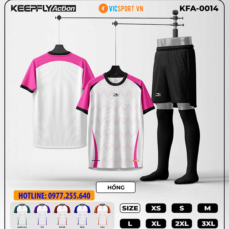 Áo đá banh thiết kế Keepfly KFA 0014 - Hình ảnh 4