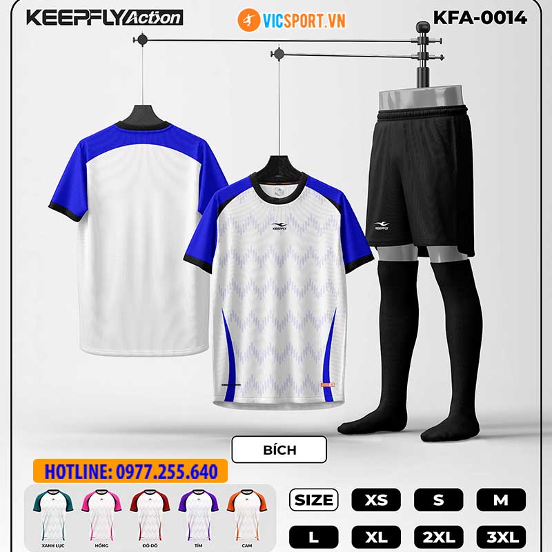 Áo đá banh thiết kế Keepfly KFA 0014 - Hình ảnh 7