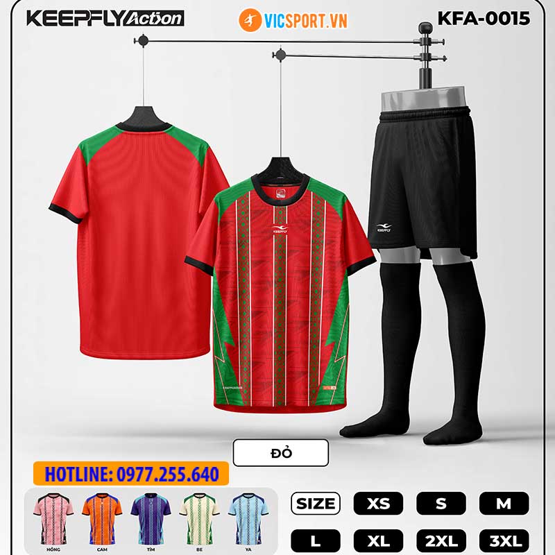 Áo đá banh thiết kế Keepfly KFA 0015 - Hình ảnh 3