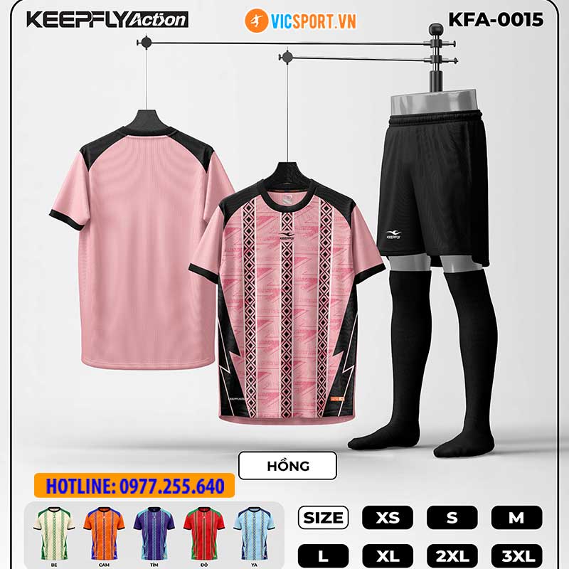 Áo đá banh thiết kế Keepfly KFA 0015 - Hình ảnh 4